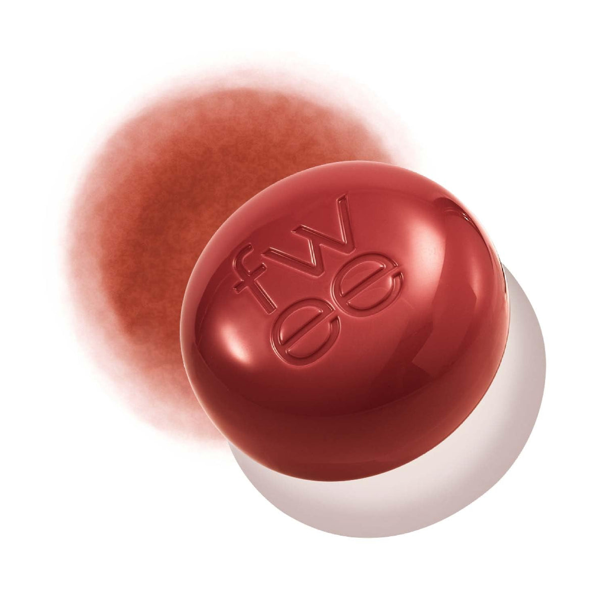 Fwee Blurry Pudding Pot dreamy blush close-up shows lightweight, airbrushed color.