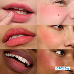 fwee Blurry Pudding Pot lip application delivers buildable color with light satin texture