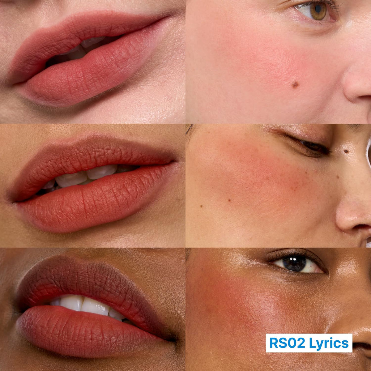 Fwee Blurry Pudding Pot rose brown lip swatch demonstrates pigmented, buildable shade.
