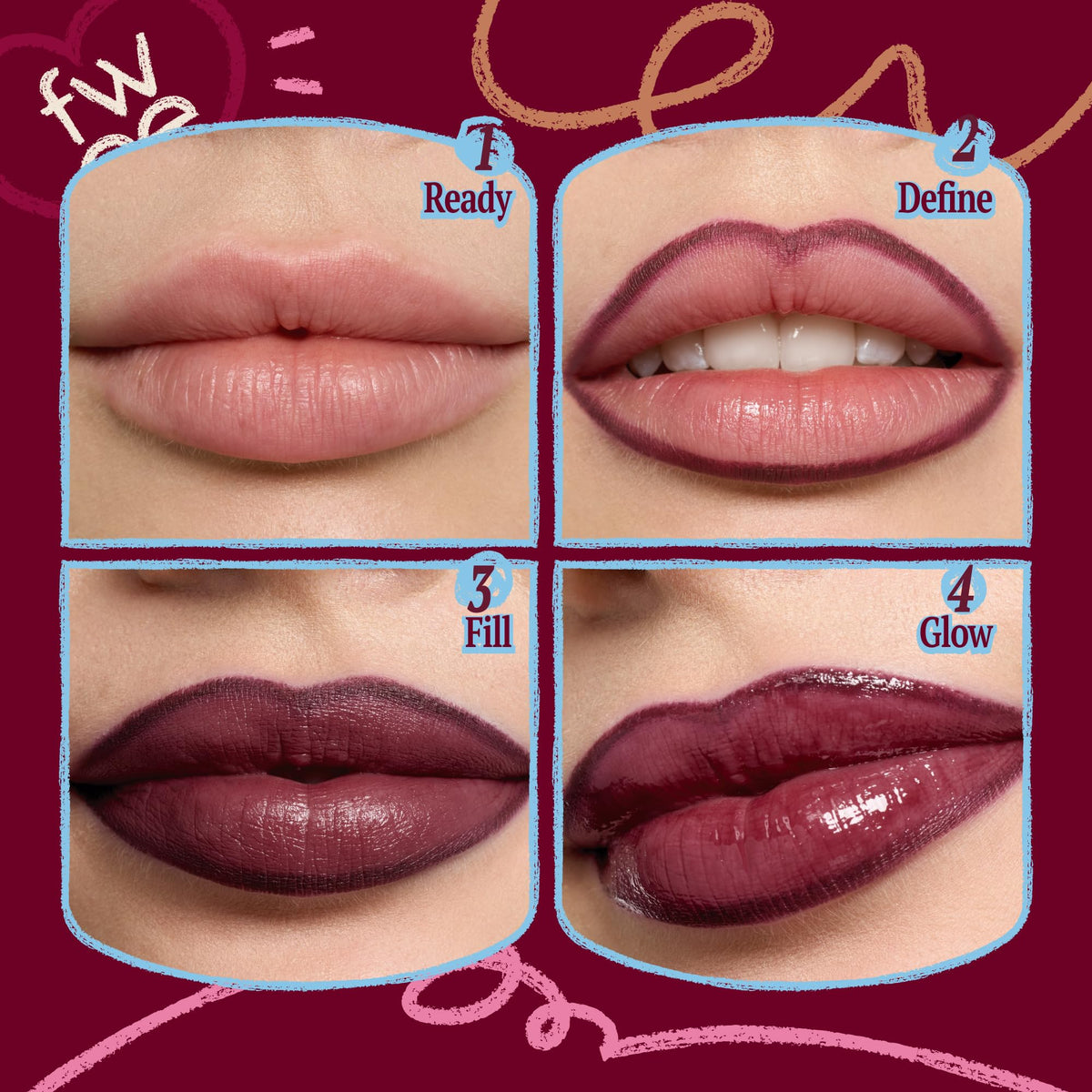 fwee lip service matte finish pigment layer.