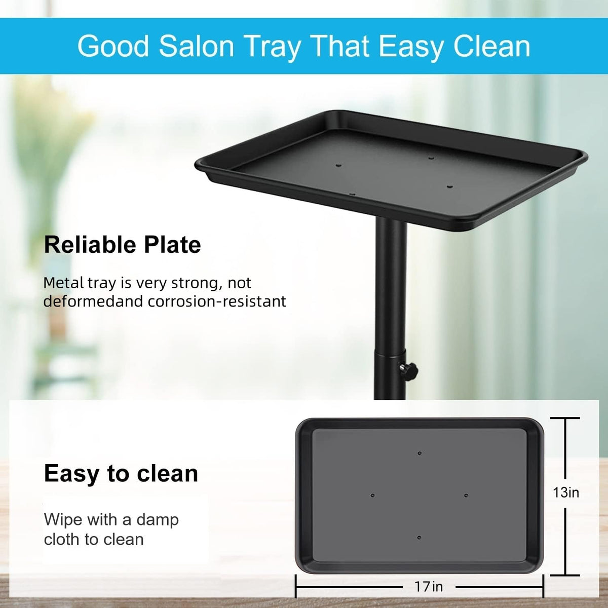 FWOD BIBTO 17x13 inch color tray adds storage for color, tools, and brushes.