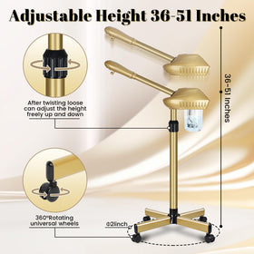 FWOD BIBTO facial steamer emits hot ionic mist for cleansing effect