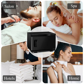 FWOD BIBTO hot towel warmer operates on 120V 60Hz for salons
