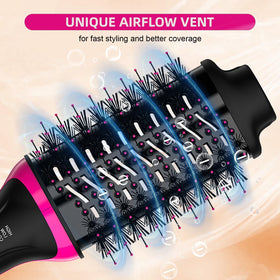 FYAIRO salon-grade 1200W motor dries quickly with less frizz