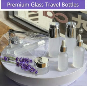 FYAWME essential oil bottle and spray close-up for travel toners and fragrances.
