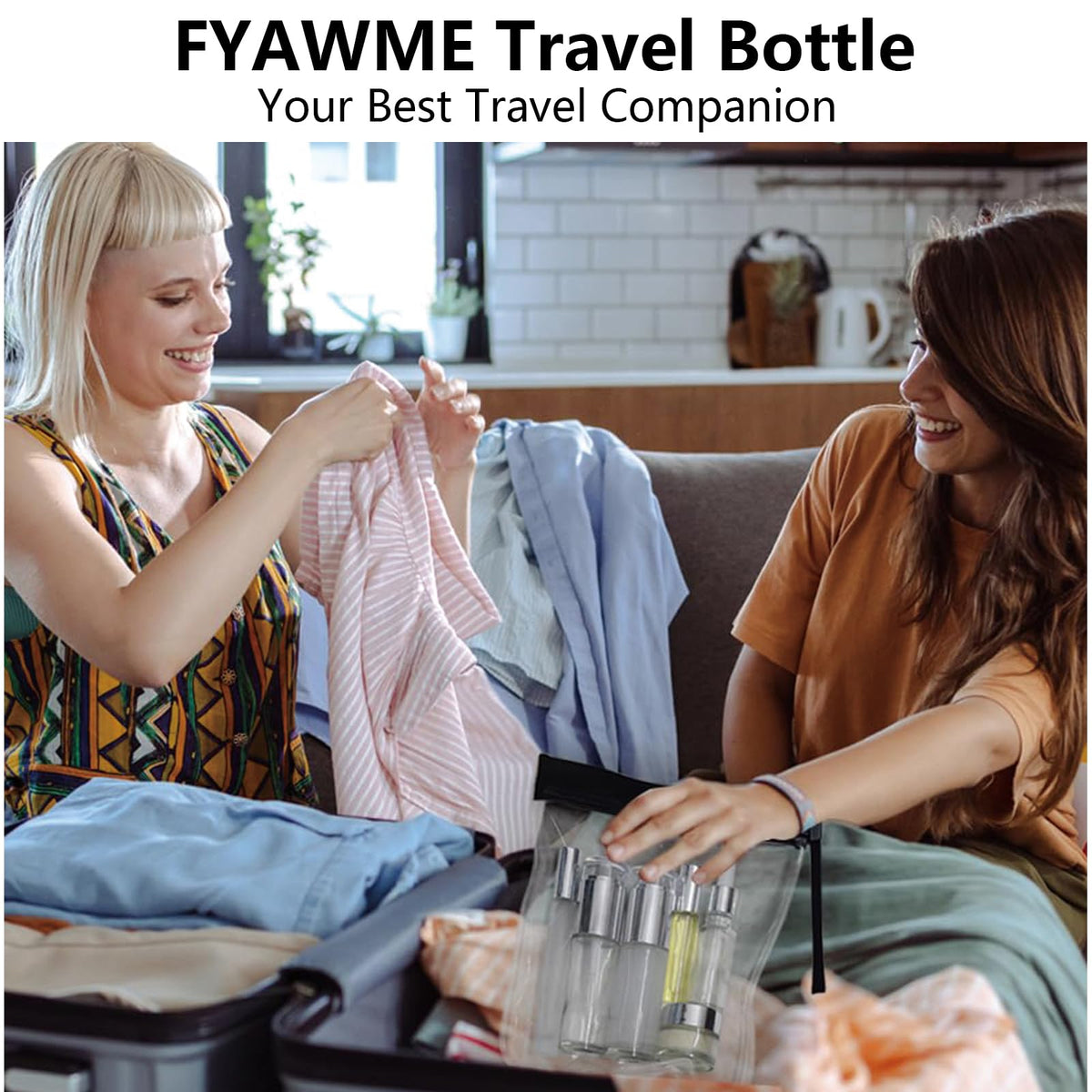 FYAWME leak-proof storage bag and refilling accessories for mess-free use.