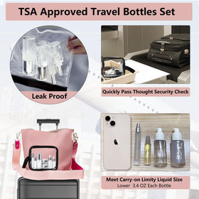FYAWME triple leak proof seal keeps luggage spill free during transit