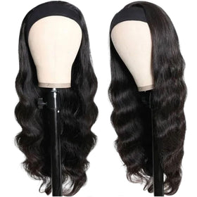 Fylora headband wig glueless no-lace design for quick, mess-free styling.