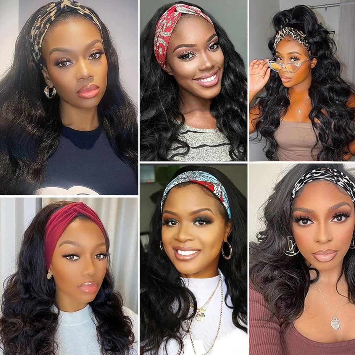 Fylora headband wig packaging includes cap, lashes, and headband for quick glam.