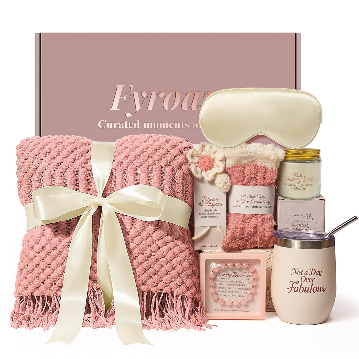 Fyroax birthday gift box, ready to gift for her special day.