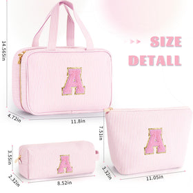 Fystdtote small cosmetic bag with handle, convenient to carry separate essentials
