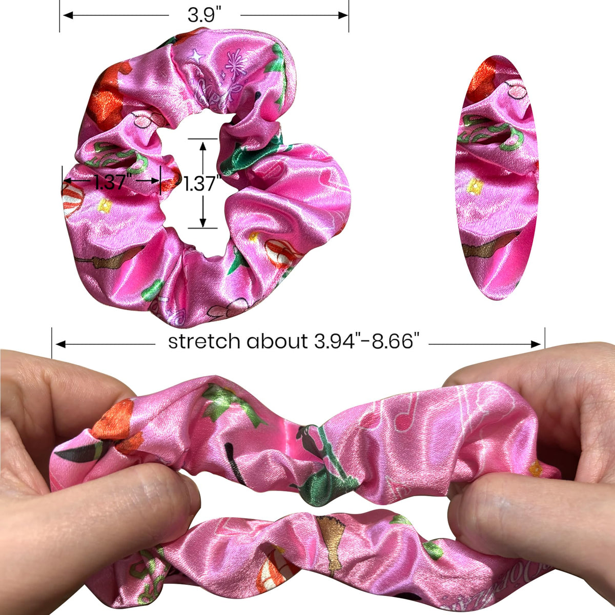 FYXRAO two scrunchies set for versatile daily hairstyles.