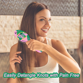 FYXRAO brush for wet or dry styling to promote even oil distribution.