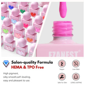 FZANEST blooming gel bottle enabling watercolor-like gradients.