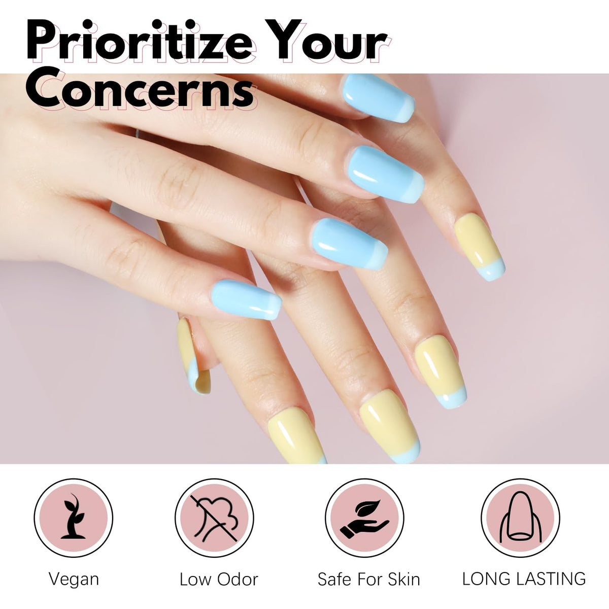 FZANEST matte top coat bottle creates even, chic matte finishes.