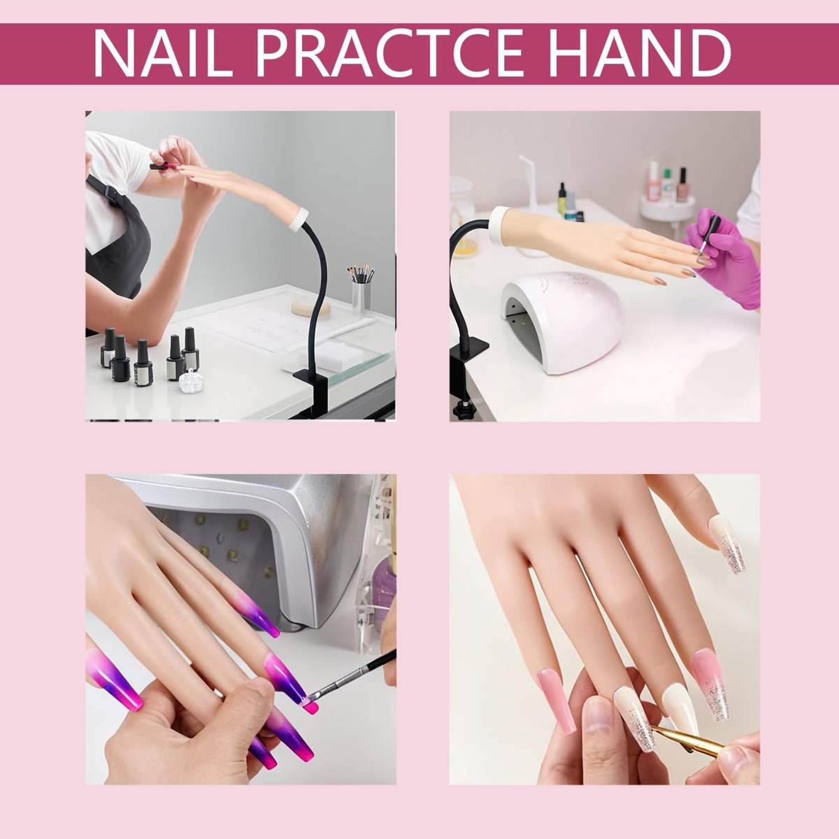 fzbinglu complete manicure training tool suits beginners and pros at home or salon.