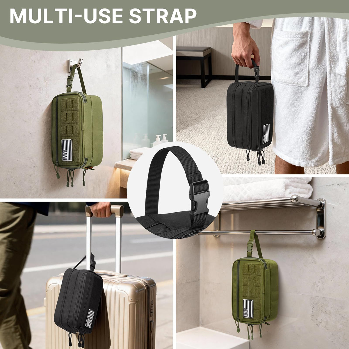 G4Free bag stands upright thanks to sturdy rectangular shape