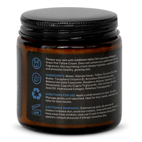 Gabriah Health 4 oz tin packaging showing net weight and premium presentation.