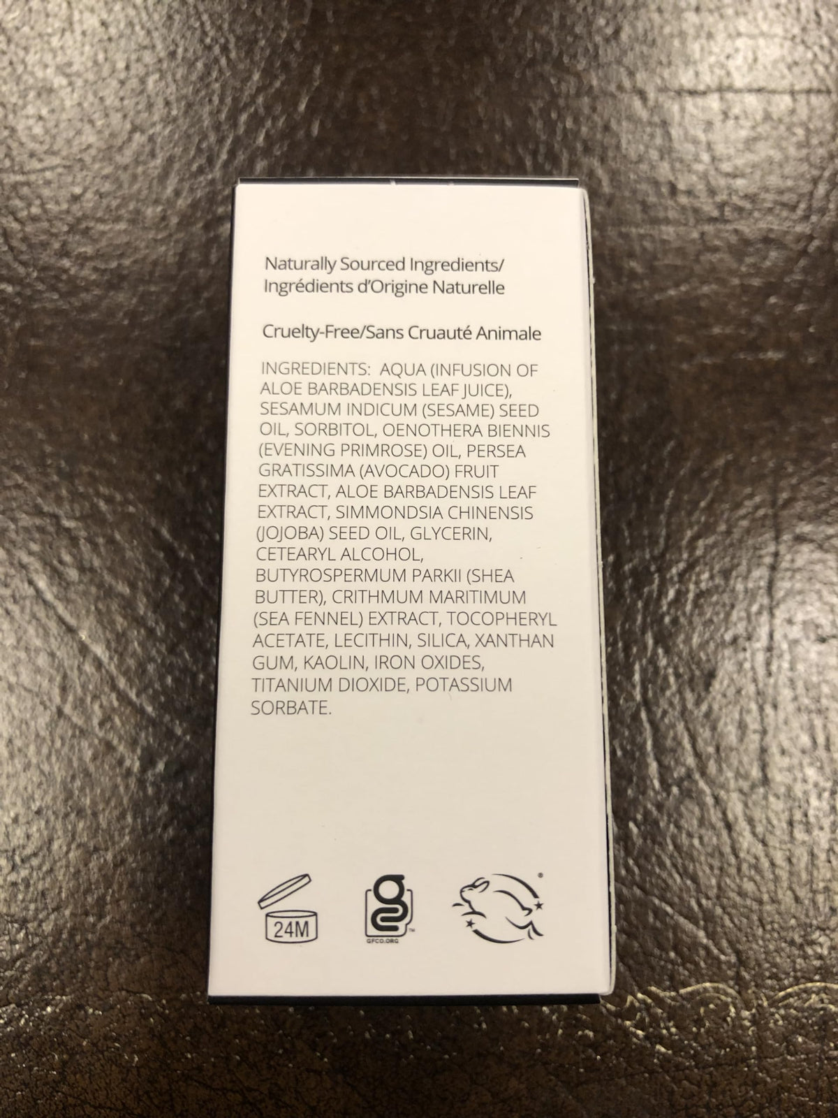 Gabriel Cosmetics USA-made foundation bottle showcasing quality and sourcing