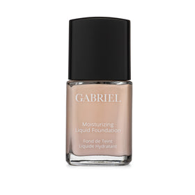 Gabriel Cosmetics Liquid Foundation Pale Ivory bottle with natural finish for even skin tone