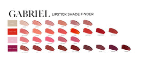 Gabriel Cosmetics Organic Lipstick Clay tube close-up highlights premium packaging.