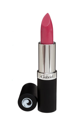 Gabriel Cosmetics Organic Lipstick Cool Creme swatch highlights a smooth, moisturizing finish.