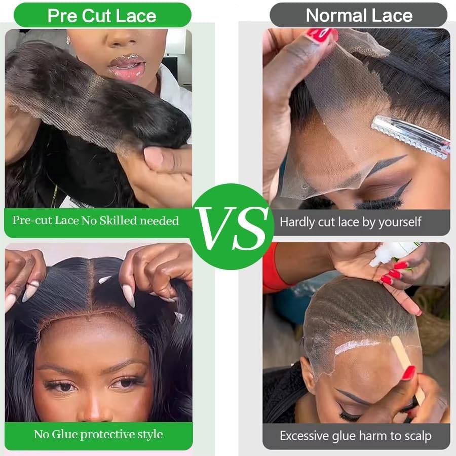 GABRIELLE versatile parting options: side and middle parts.