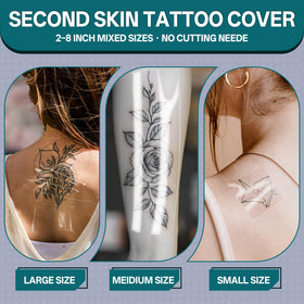 GAGATOAD Tattoo Wrap waterproof adhesion protects during showers.