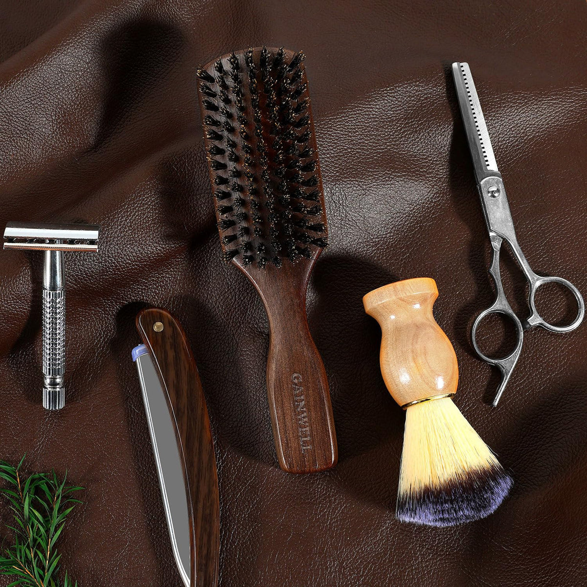 GAINWELL hair brush glides through hair for quick detangling and shine
