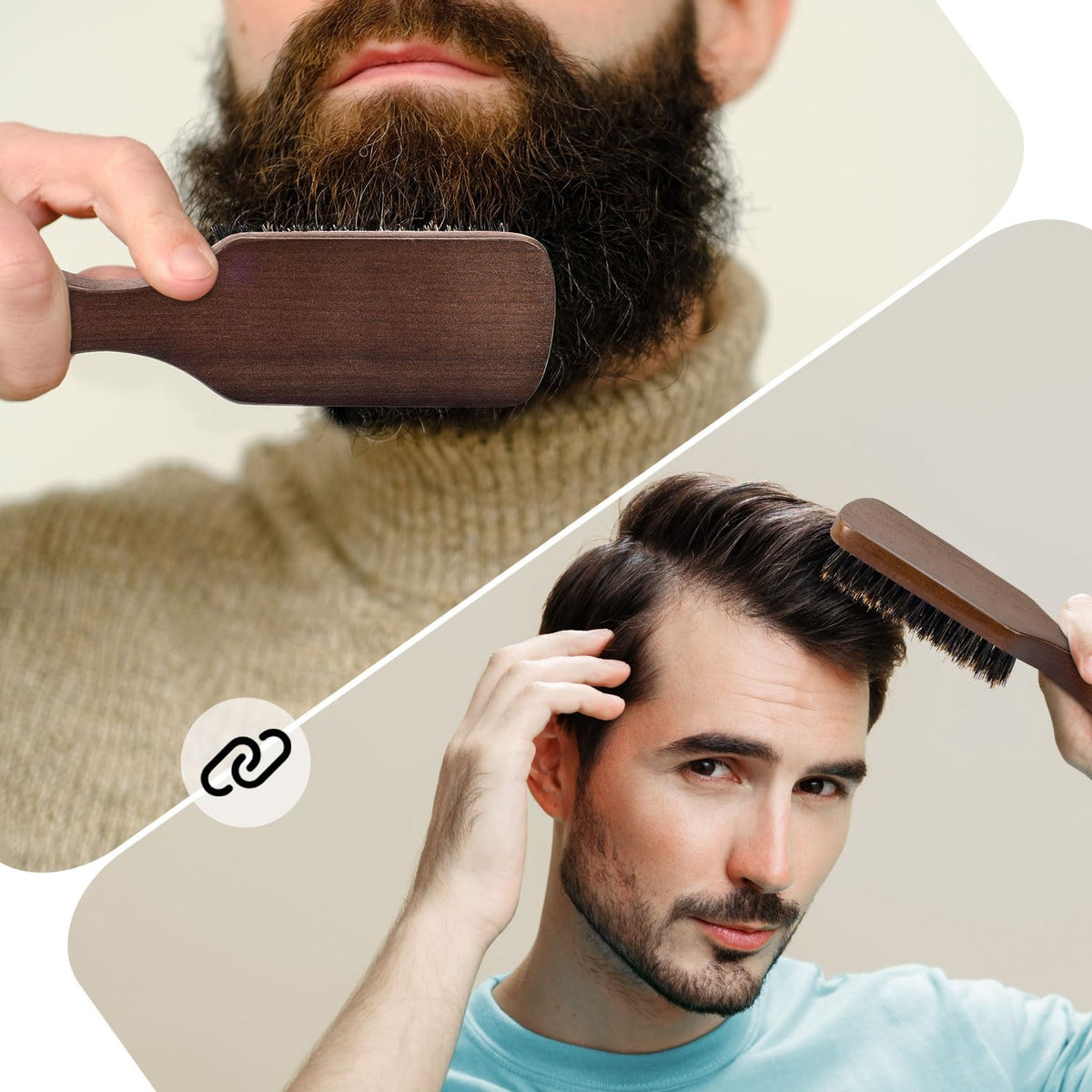 GAINWELL natural oil distribution promotes healthier-looking hair and beard