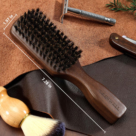 GAINWELL stiff boar bristles closeup for swift styling and scalp exfoliation