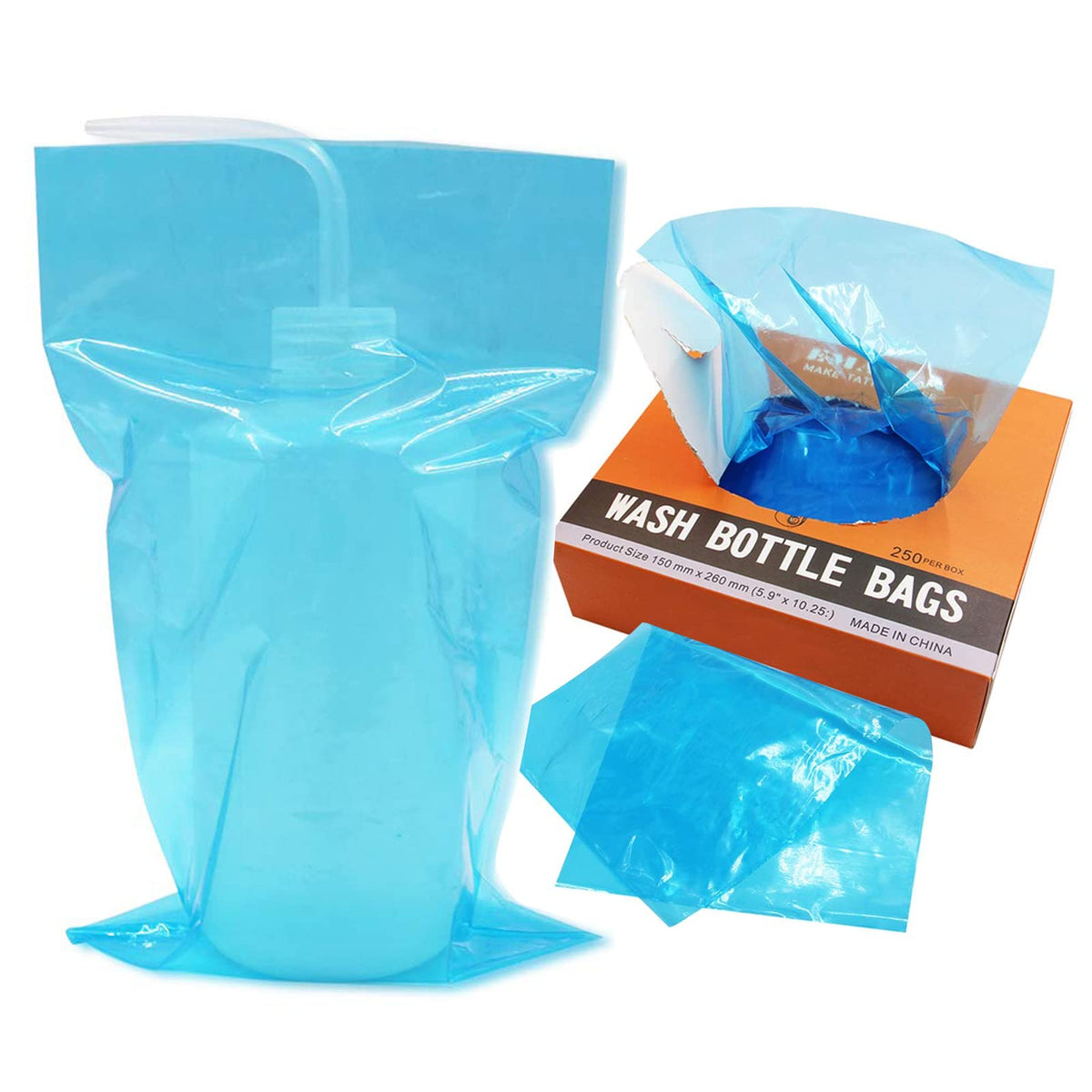 Gakonp wash bottle bag blue packaging shows ready-to-use supply for studios