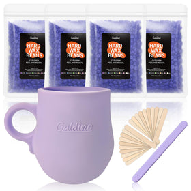 Galdino Waxing Kit silicone cup for safe, mess-free at-home waxing