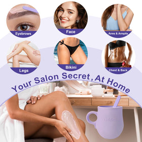 Galdino travel-friendly kit fits in luggage for on-the-go waxing