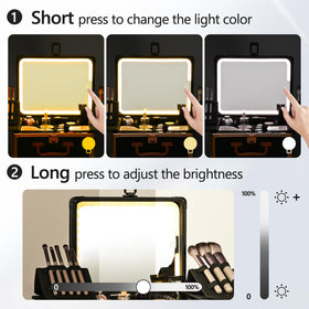 GALHUBIS durable ABS aluminum corners safeguard the case on travel.