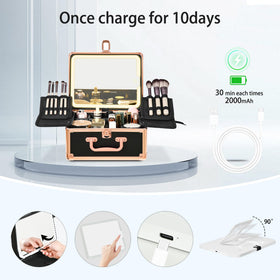 GALHUBIS foldable brush holders provide easy access during prep.