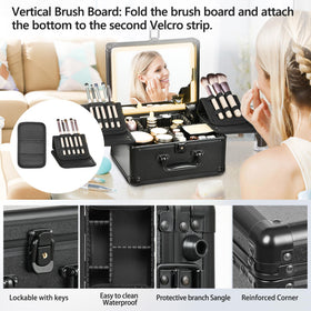 GALHUBIS case with reinforced aluminum corners for durability
