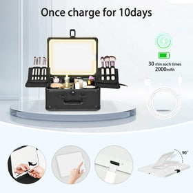 GALHUBIS compact travel-sized case fits in luggage for convenience