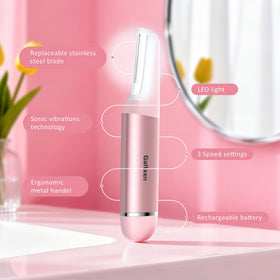 Galtxen Dermaplane Razor three speeds for customizable exfoliation.