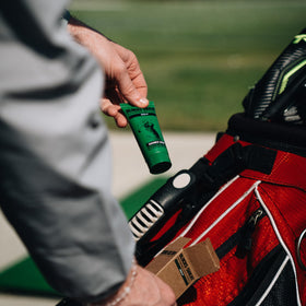 Gamer Grip Golf Cream compact 1oz bottle ready in pocket.
