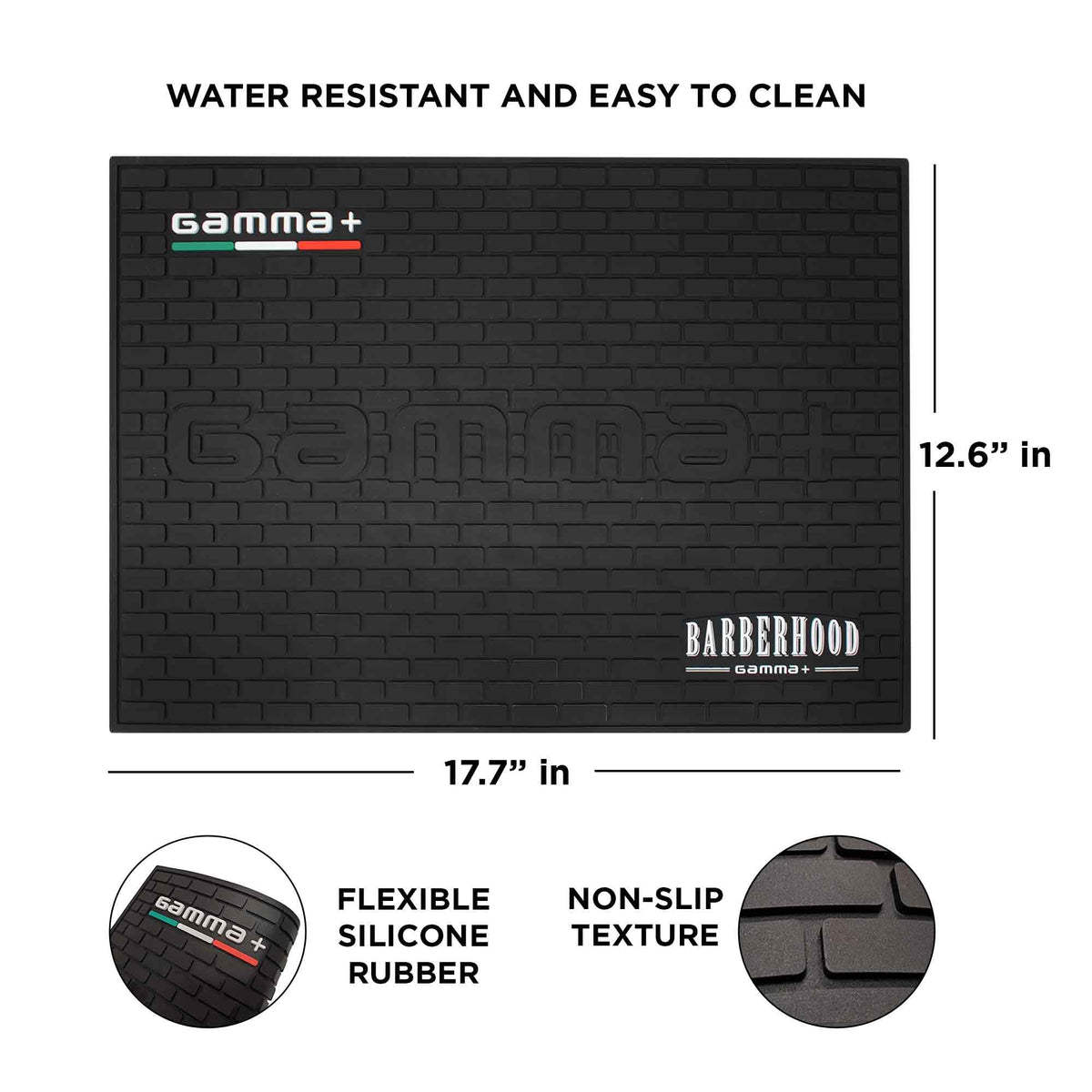 GAMMA+ durable-surface-protection cushions tools and shields counters.