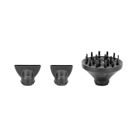 Gamma+ Hybrid two nozzles optimize airflow for precise styling