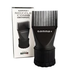 GAMMA+ silicone blockage system prevents slippage during styling.