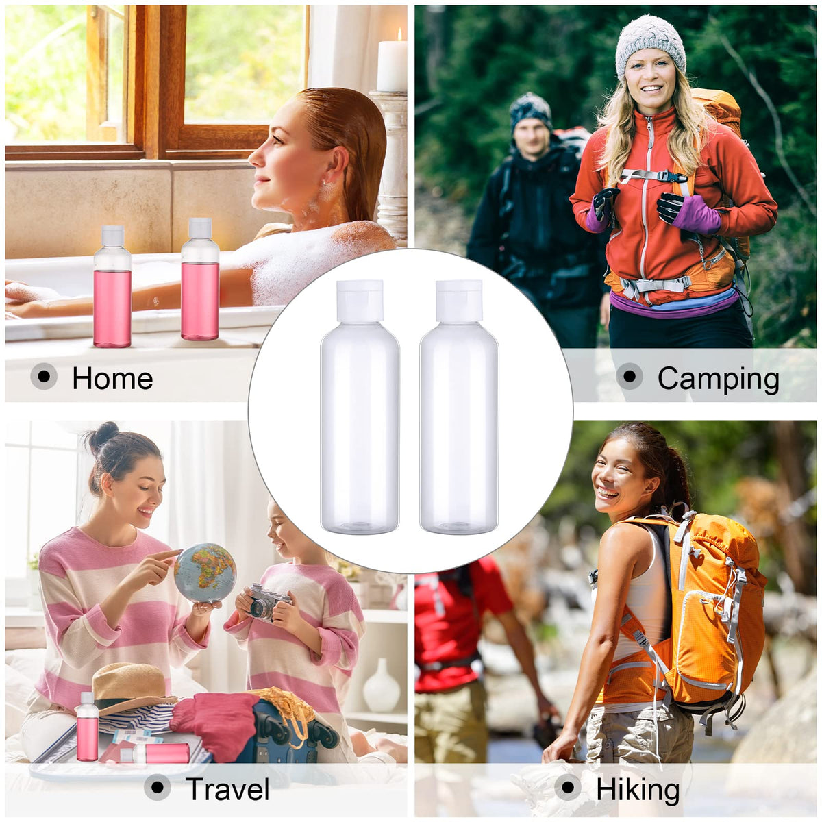 Gandeer bulk pack of 50 bottles supports family trips.