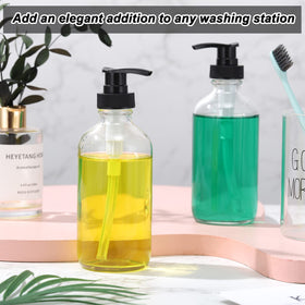 Gandeer elegant clear design complements any bathroom or kitchen décor while remaining practical