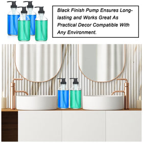 Gandeer compact 7 x 2.5 inch bottles fit small countertops and daily use