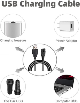 Gaolaoz 6ft USB cable in box, ready for desk or travel grooming setups