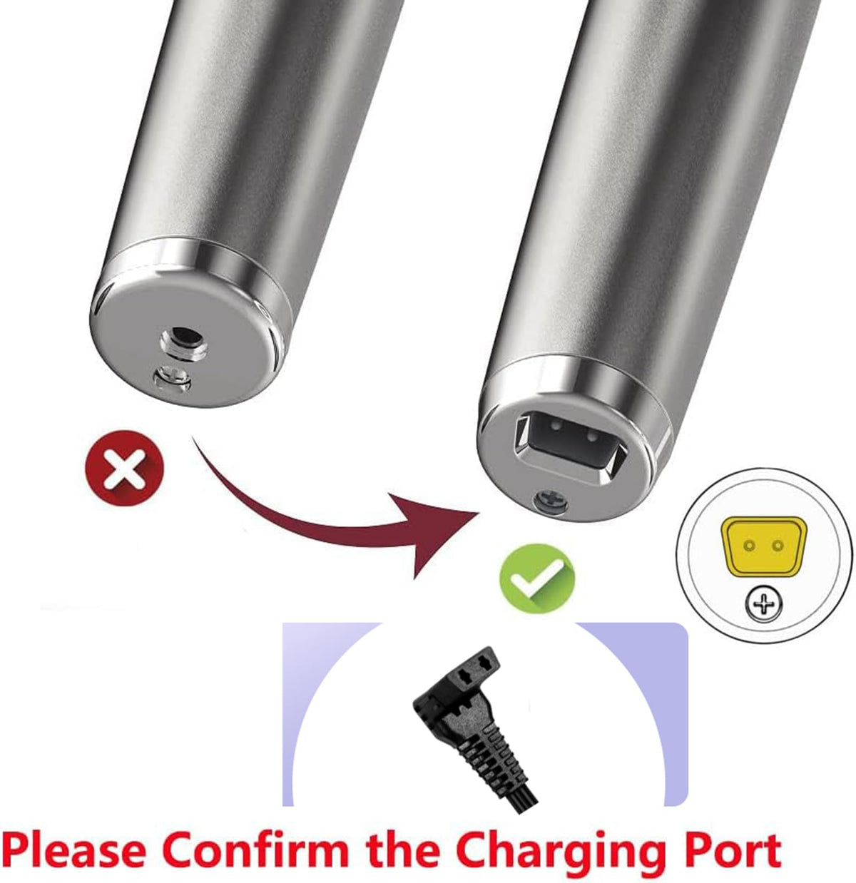 Gaolaoz Wahl 6245LP side view, compatible charging solution for cordless clippers