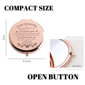 GAOLZIUY mirror in hand, easy to slip into a handbag