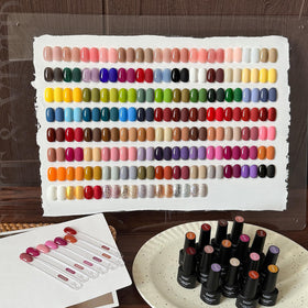 GAOY 108 Pcs Gel Nail Polish Set builder gel for added nail structure.